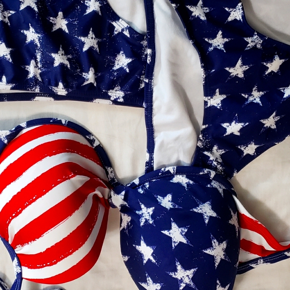 American Flag Bikini & Bottoms
